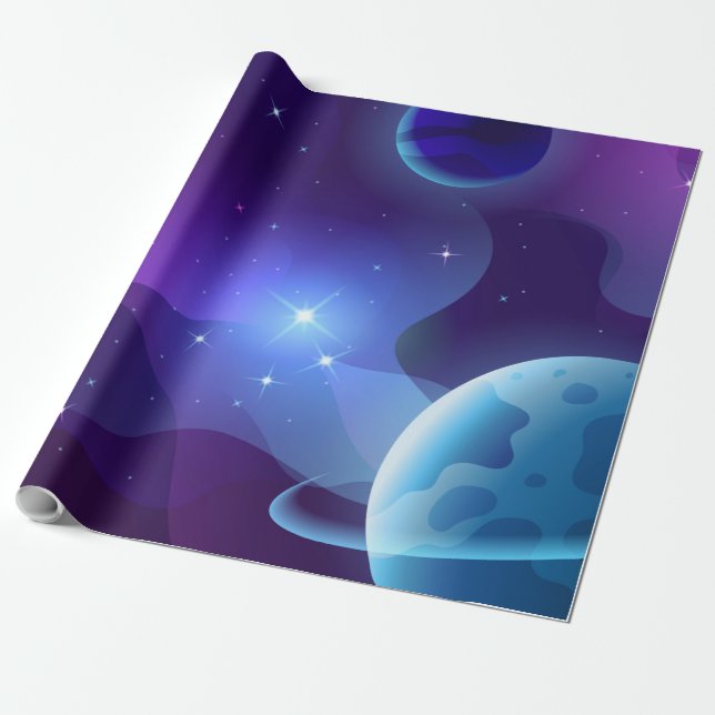 Papel De Regalo Flor acuática (Desenrollado)