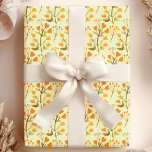 Papel De Regalo Flor acuática Golden Blooms<br><div class="desc">Eleva tu regalo con este papel de envoltura artística que presenta un impresionante diseño acuarela de flores silvestres doradas. Las delicadas flores y los colores vibrantes crean una estética alegre y caprichosa, perfecta para cumpleaños, bodas o cualquier celebración. Este envoltorio de regalo, hecho con papel de alta calidad, le aporta...</div>