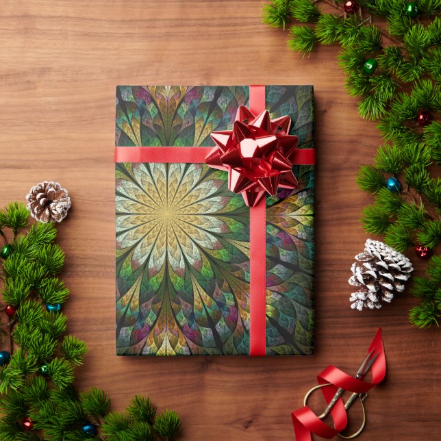 Papel De Regalo Flor agobiada (Regalo de vacaciones)