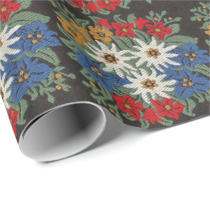 Papel De Regalo Flor alpina suiza Edelweiss