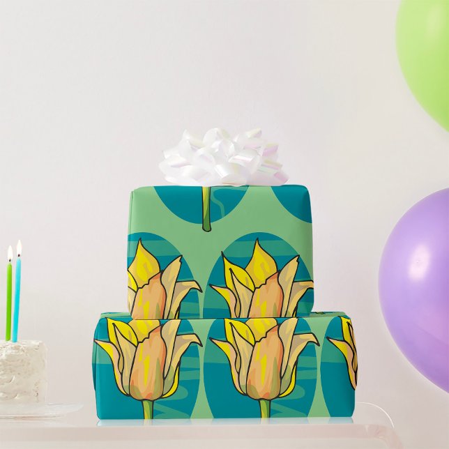 Papel De Regalo Flor amarilla (Subido por el creador)