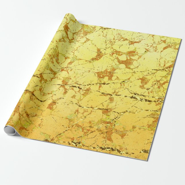 Papel De Regalo Flor amarilla (Desenrollado)