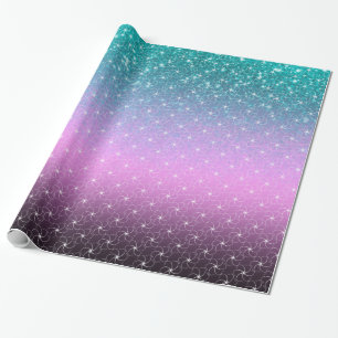 Papel De Regalo Flor blanca en rosa ocmbre