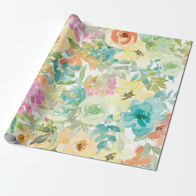 Papel De Regalo Flor cardíaca sangrante (Desenrollado)