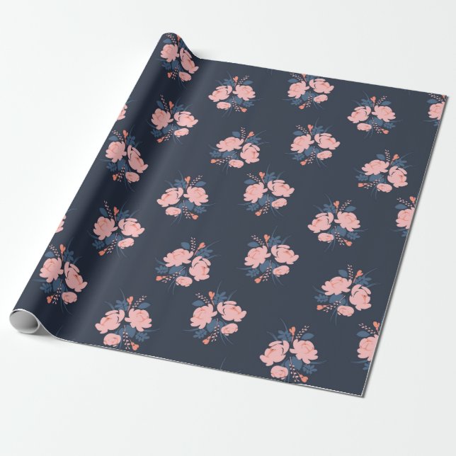 Papel De Regalo Flor de amapola (Desenrollado)