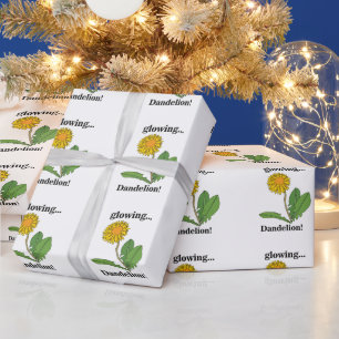 Papel De Regalo Flor de Diente de León Floral Lluvia de Novia Cump
