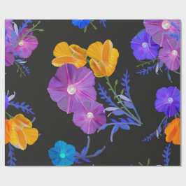 Papel De Regalo Flor de fantasía dondiego de noche