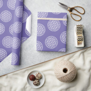Papel De Regalo FLOR DE LA VIDA - Símbolo de Geometría Sagrada con