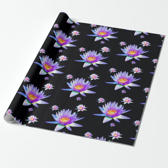 Papel De Regalo Flor de Lotus (Desenrollado)