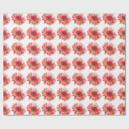 Papel De Regalo FLOR DE MARGARITA hermosas margaritas acuarela ros