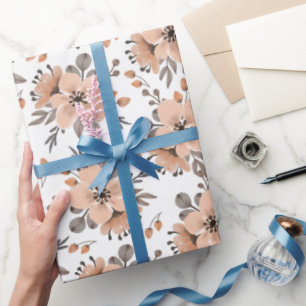 Papel De Regalo Flor de Mocha