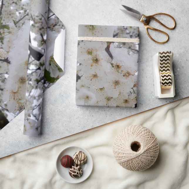 Papel de regalo Flor de Nieve (Artesanía)