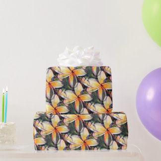 Papel De Regalo Flor de Plumeria de Hawái