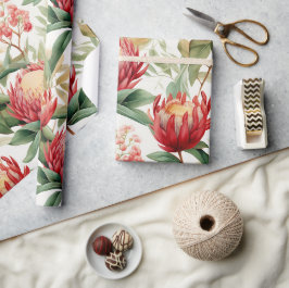 Papel De Regalo Flor de protección nativa australiana II