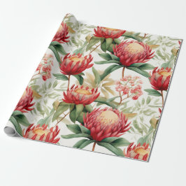 Papel De Regalo Flor de protección nativa australiana II