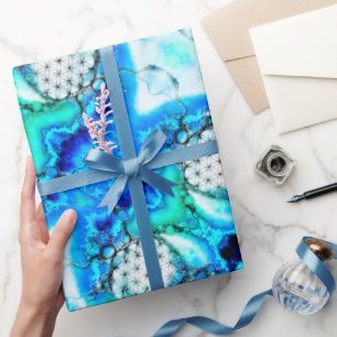 Papel De Regalo Flor De Vida - Formas Coloridas 2