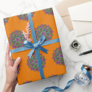 Papel De Regalo Flor de vida - Mandala india 1