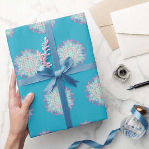 Papel De Regalo Flor de vida - Mandala india 2