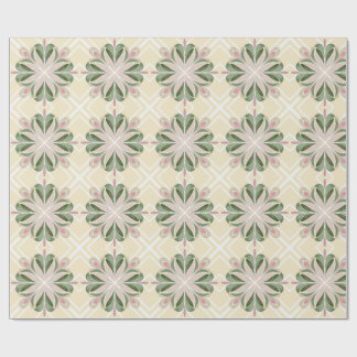 Papel De Regalo Flor Desvaída