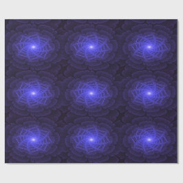 Papel de regalo Flor Fractal BlueLotus