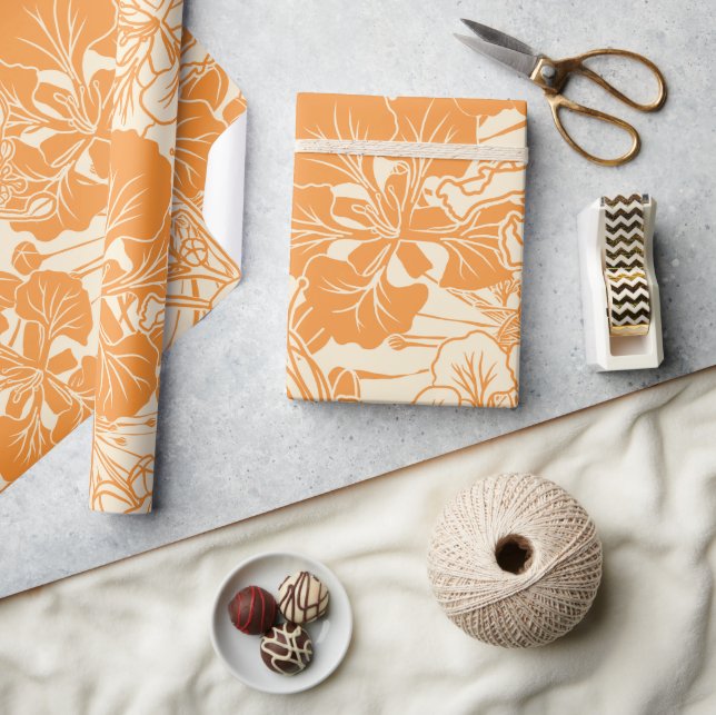 Papel De Regalo Flor hawaiana de Ohai Alii (Artesanía)