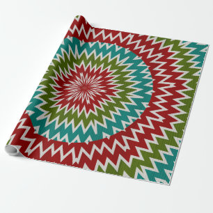 Papel De Regalo Flor mandalaica hipnótica