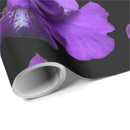 Papel De Regalo Flor púrpura del iris