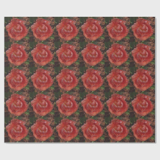Papel De Regalo flor roja