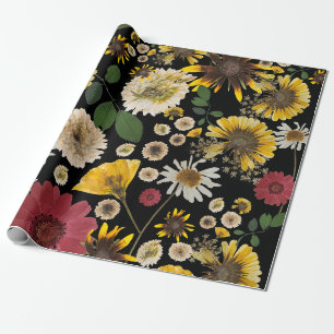 Papel De Regalo Flor rosa de amor propio de la naturaleza de Mikit