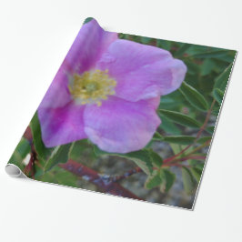 Papel De Regalo Flor rosa suave