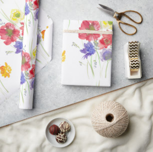 Papel De Regalo Flor silvestre