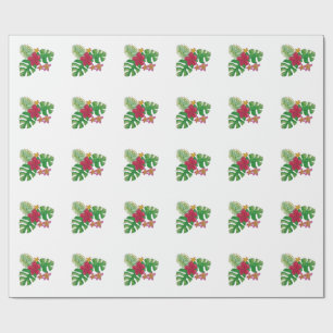 Papel De Regalo Flor tropical