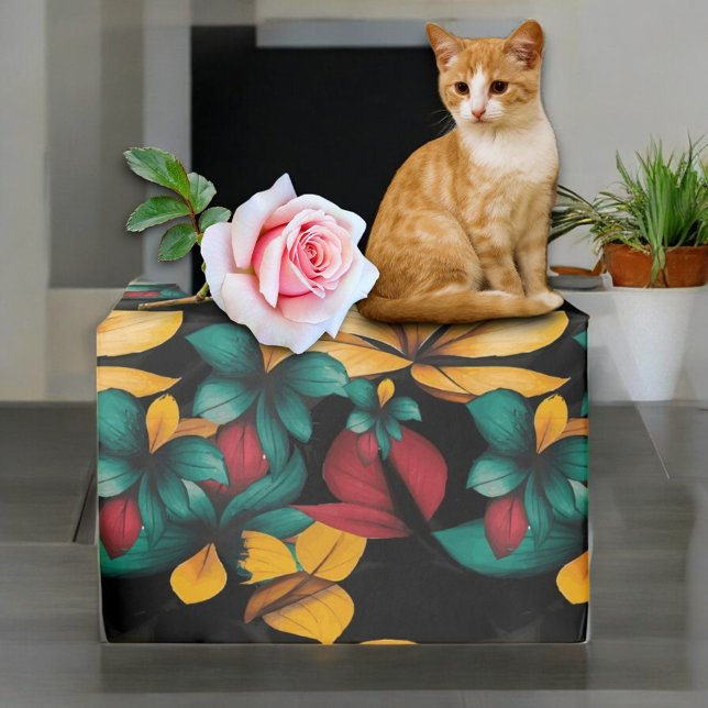 Papel De Regalo flor tropical (Subido por el creador)