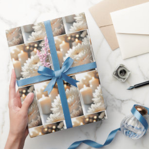 Papel De Regalo Flor y velas de crisantemo boda