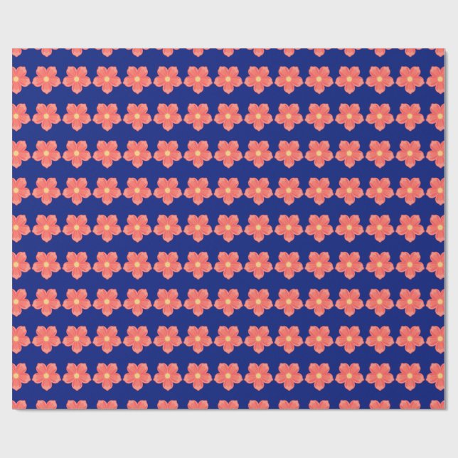 Papel De Regalo Floral  (Superficie plana)