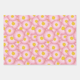 Papel de regalo floral artístico premium - Juego d