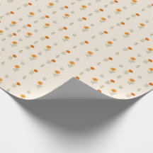 Papel de regalo floral Cottagecore jardín de marav