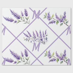 Papel De Regalo Floral de lavanda
