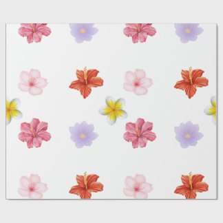 Papel de regalo floral elegante