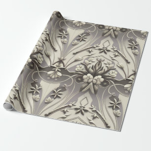 Papel De Regalo Floral elegante