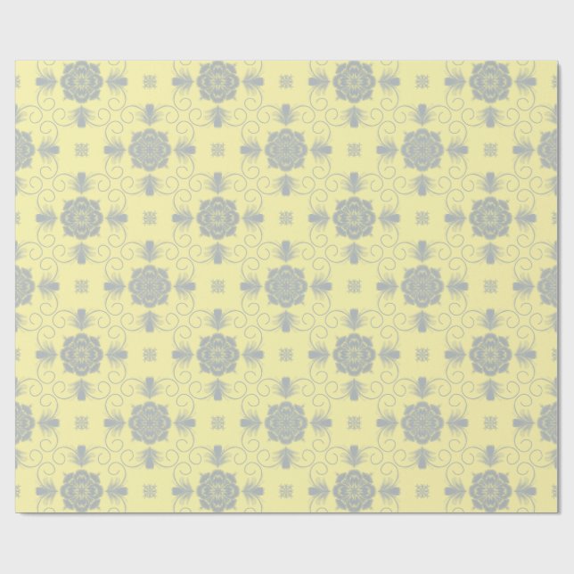 Papel de regalo floral elegante Flora Royale (Superficie plana)