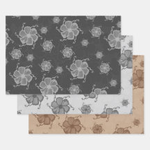 Papel de Regalo Floral Festivo Trópicos BGB