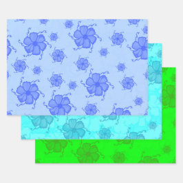 Papel de Regalo Floral Festivo Trópicos BTG