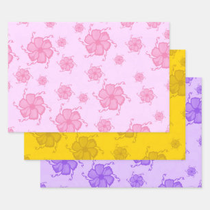 Papel de Regalo Floral Festivo Trópicos PYP