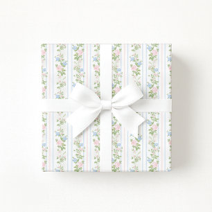 Papel de regalo floral Grandmillennial Vintage