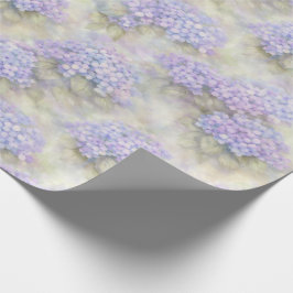 Papel de Regalo Floral Hortensia | Azul y Lila Ele