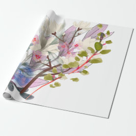 Papel De Regalo Floral Leaves Art – Elegant Flowers and Botanical