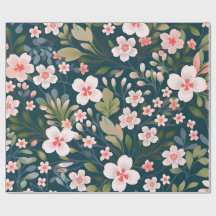 Papel de Regalo Floral Mate – Flor Elegante