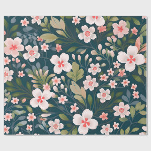 Papel de Regalo Floral Mate – Flor Elegante