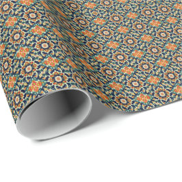 Papel De Regalo Floral Mediterráneo